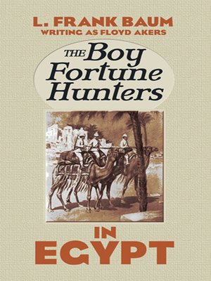 cover image of Boy Fortune Hunters in Egypt
